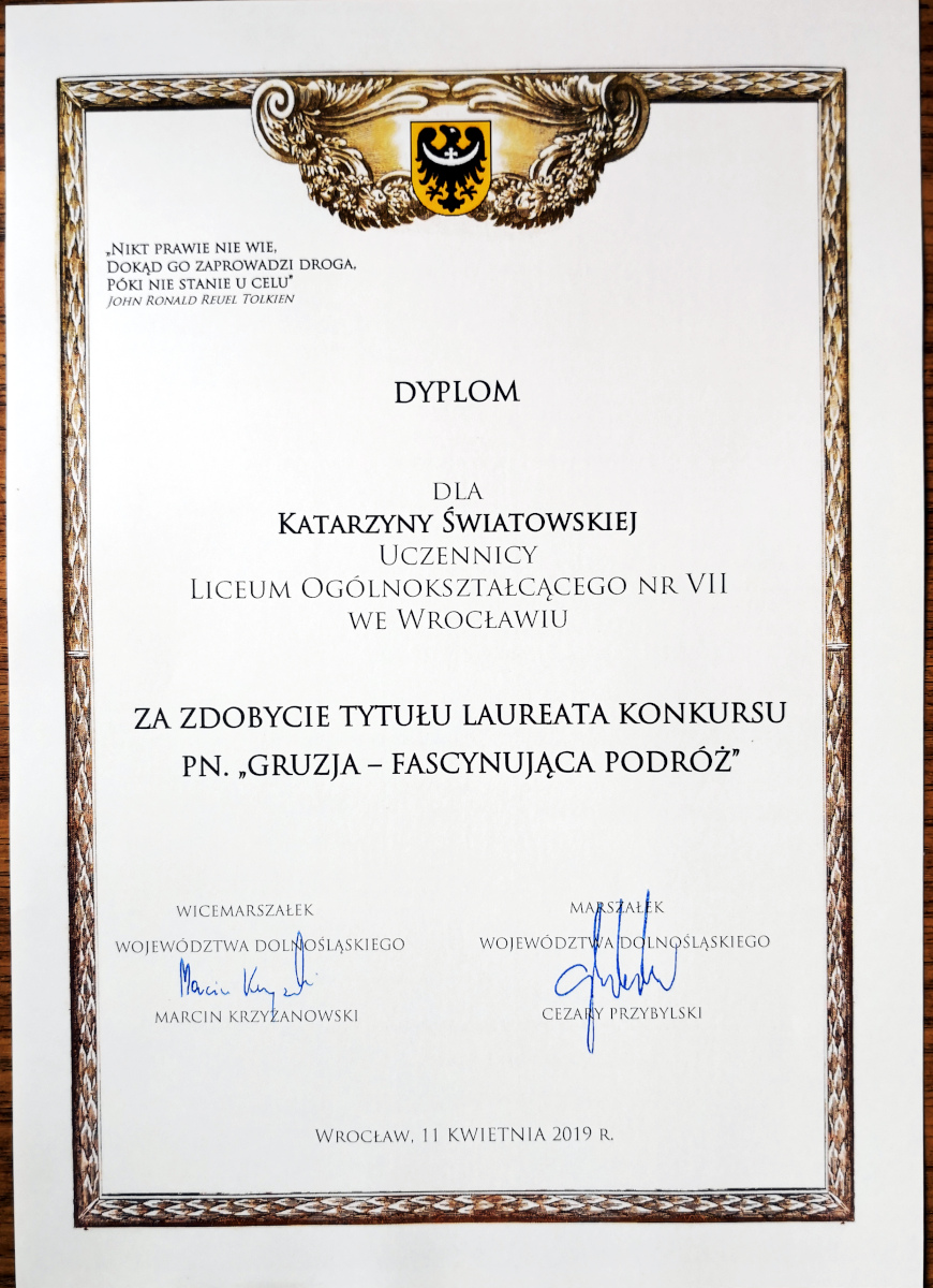 konkurs Gruzja