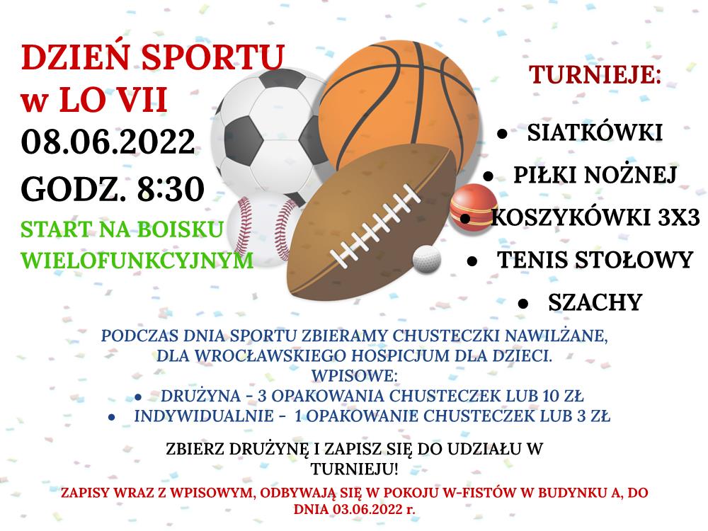 Plakat Dzien Sportu 2022