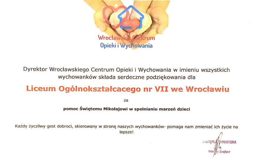 WCOiW podziekowanie