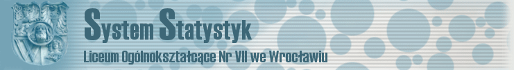 System Statystyk Liceum Oglnoksztacce Nr VII we Wrocawiu